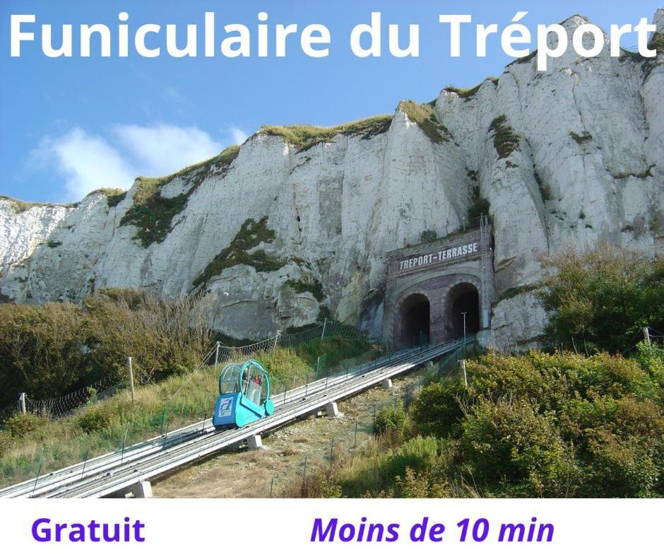 Caprices De Mer Appartement Avec Grand Balcon Et Vue A 300 M Plage, Apercu Mer, Lit Queen Size, Mers Les Bains Le Treport , Petit Dejeuner En Option, 2 Velos Fournis Exterior foto